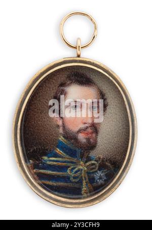 Charles XV as Crown Prince. Stock Photo