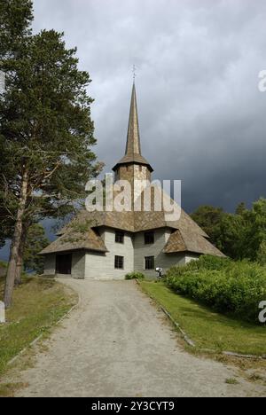 Church in Dombas, Oppland, Norway, Europe Stock Photo