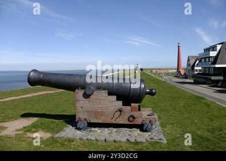 Cannon in Huisduinen, Den Helder, Holland Stock Photo