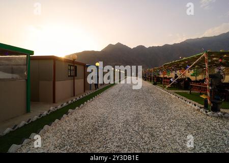 Abha , Saudi Arabia Jul 6 2022: Beautiful tourist places in Abha city Stock Photo