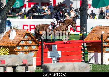 Francois Xavier Boudant of France with Brazyl du Mezel during the De