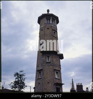 High Lighthouse, West Street, Harwich, Tendring, Essex, 1980. General view of Harwich High Lighthouse from the south. Stock Photo