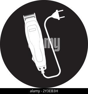 electric clippers vector icon illustration template design Stock Vector