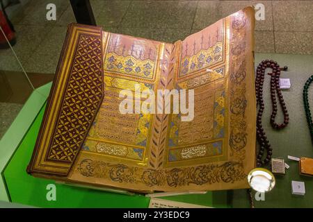 Egypt, Cairo airport, items displayed in the Terminal 2 Museum. Stock Photo