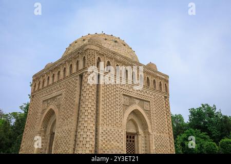 Bukhara, Uzbekistan - May 10, 2019: Samanid Mausoleum in the Old Town Stock Photo