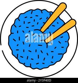 jasmine rice color icon vector illustration Stock Vector Image & Art ...