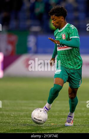 Eindhoven - Jaden Slory of FC Dordrecht during the twenty-seventh round ...