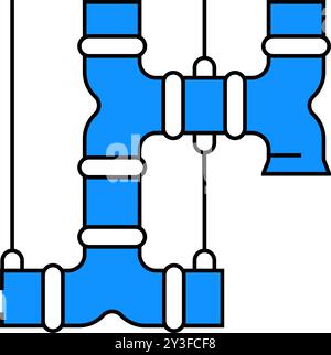 ventilation ducts color icon vector illustration Stock Vector Image ...