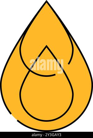 saturated fat color icon vector illustration Stock Vector Image & Art ...