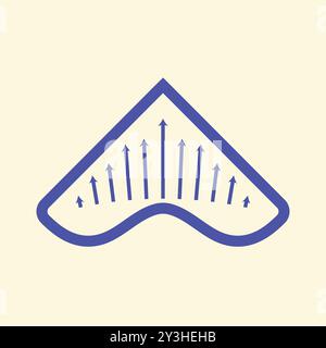 Triangle Minimal Tech and Brand Business Modern Logo Stock Vector