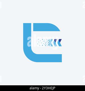 Technology and Science Business Company Brand Logo Idea Stock Vector