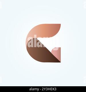 Simple G letter for technology design vector for web or mobile APP icon stock illustration Stock Vector