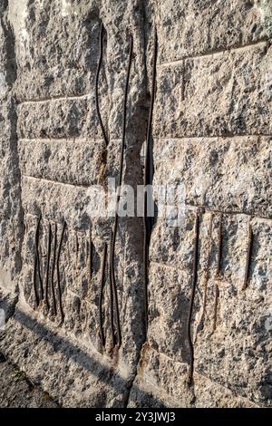 Topography of Terror Berlin Wall Remains and Museum Berlin Germany Stock Photo