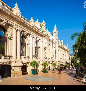 Classic style building at the Place Casino square in Monte Carlo in Monaco Stock Photo