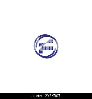 Simple initial letter F logo concept design template. Vector illustration Stock Vector