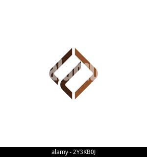 Simple initial letter FL logo concept design template. Vector illustration Stock Vector