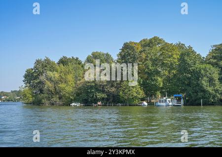 Insel Valentinswerder, Tegel, Reinickendorf, Berlin, Deutschland Stock Photo