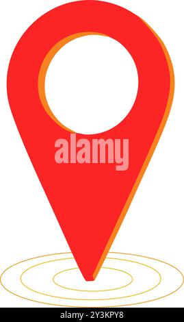 Location Tag symbol basically used for global positioning GPS Stock Vector