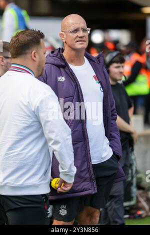 London, UK. 14th Sep, 2024. John Mitchell, England's coach before kickoff of the England v New Zealand match at Allianz Stadium, Twickenham. UK © ️ Credit: Elsie Kibue/Alamy Live News Stock Photo