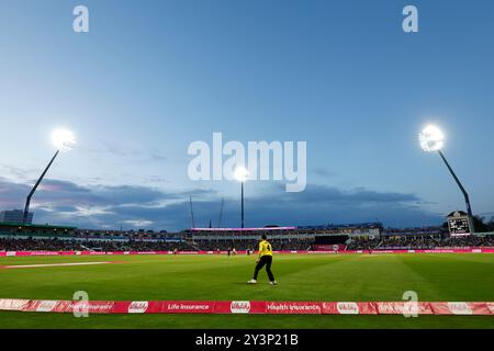 A general view of play during the Vitality Blast T20 Final match at Edgbaston, Birmingham. Picture date: Saturday September 14, 2024. Stock Photo