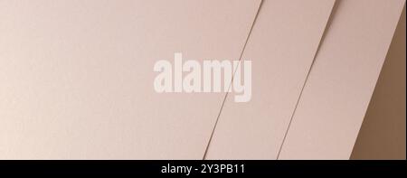 Beige and pink paper texture background Minimalist luxury design with rich structure, gradient, and clean sheet Elegant overlay, fine details, and pas Stock Photo