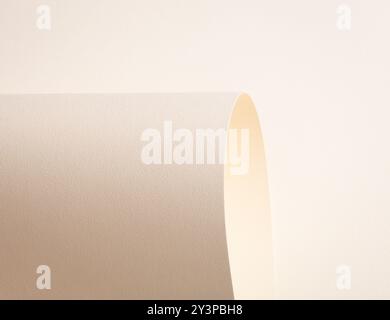 Beige texture with minimalist luxury surface Rich structure and gradient effect Elegant sheet with modern design, overlay, and fine pastel tone Clear Stock Photo