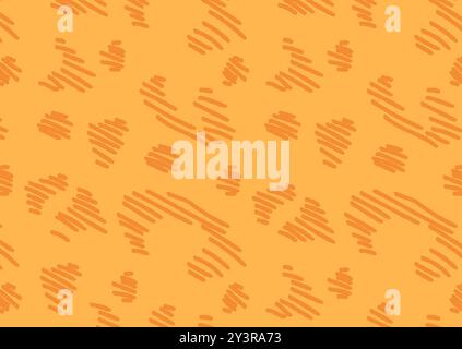 Sketch pencil leopard pattern. Stock Vector