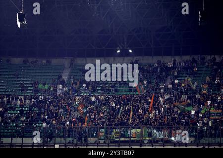 Milan, Italy. 14th Sep, 2024. Venezia fans during the Serie A match at Giuseppe Meazza, Milan. Picture credit should read: Jonathan Moscrop/Sportimage Credit: Sportimage Ltd/Alamy Live News Stock Photo