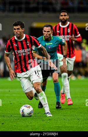 AC Milan's Christian Pulisic during the Serie A soccer match between Ac ...