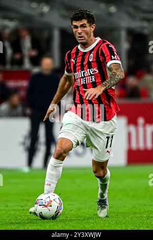 AC Milan's Christian Pulisic during the Serie A soccer match between Ac ...