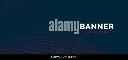 Dark Blue and Red Corporate Movement Abstract Background Banner Stock Vector