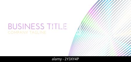White Multicolor Feminine Abstract Background Banner Stock Vector