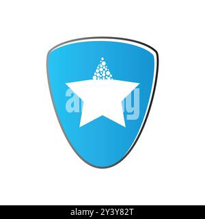 Modern communication and technology and data science circle Logo Stock Vector