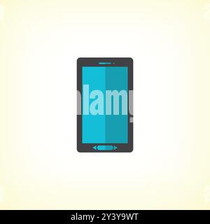 Flat Smart Phone Icon design Stock Vector