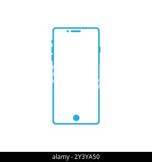 Flat Smart Phone Icon design Stock Vector