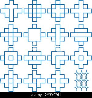 Patter Design Background Shape Stock Vector