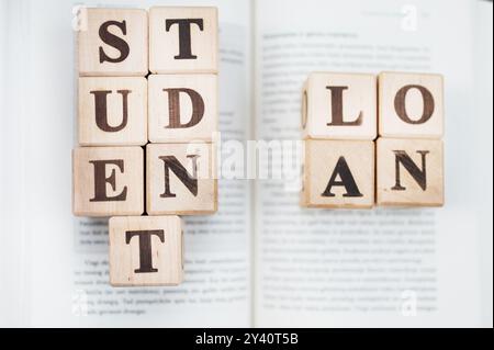 Students day, International Day of Education. Student loan relief is shown using the text. Student Loan Repayment Options. Life Stock Photo