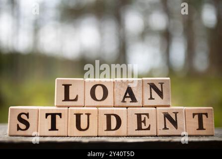 Students day, International Day of Education. Student loan relief is shown using the text. Student Loan Repayment Options. Life Stock Photo