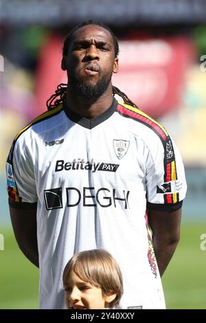 Kialonda Gaspar during the Serie A match between Torino FC and US Lecce on September 15, 2024 at Olympic Grande Torino Stadium in Turin, Italy. Stock Photo