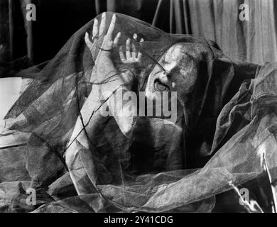 Elizabeth Shepherd, on-set of the film, 'the Tomb Of Ligeia', Anglo-Amalgamated Productions (UK), Warner Pathe (UK), American International Pictures (USA), 1964 Stock Photo