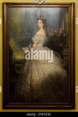 Wien, Hotel Imperial, F.X.Winterhalter, Gemälde Kaiserin Elisabeth Sisi // Vienna, Hotel Imperial, F.X.Winterhalter, Painting Empress Elisabeth Sisi * Stock Photo