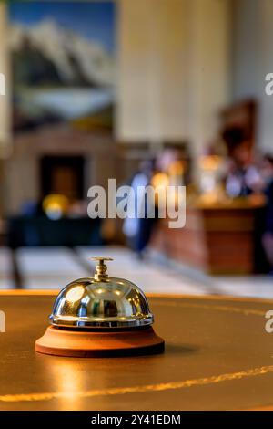 Hinapan Tischglocke Edelstahl - Service Glocke Für Restaurant & Rezeption