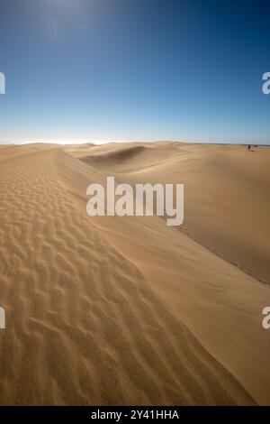 Maspalomas dunes on Gran Canaria, Canary Islands, Spain Stock Photo