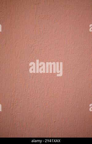 Close-up of plastered concrete wall painted Stock Photo