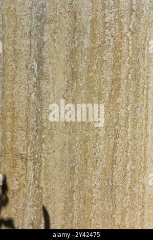Old retro white grey brown plaster stucco wall background texture Stock Photo