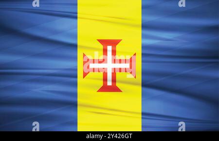 Madeira Flag and Editable Vector, Madeira Country Flag Stock Vector