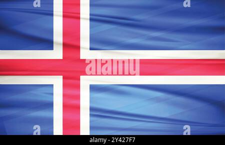 Svalbard Flag and Editable Vector, Svalbard Country Flag Stock Vector