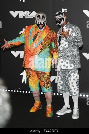 Violent J and Shaggy 2 Dope of Insane Clown Poss at the 2024 MTV Video Music Awards held at UBS Arena on September 11, 2024 in Elmont, New York.  Photo: Credit: Smith/ImageSpace/MediaPunch Stock Photo