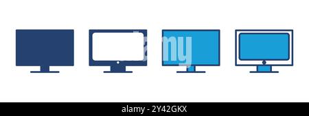 Tv icon vector. television icon vector Stock Vector