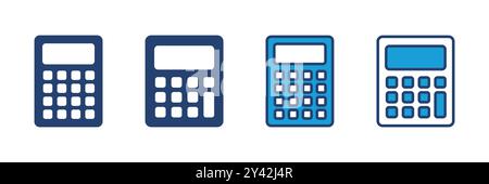 Calculator icon vector. Accounting calculator icon. calculator vector Stock Vector